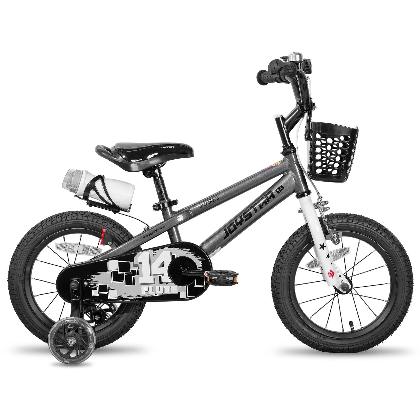 JOYSTAR 12 14 16 18 20 Inch Kids Bike with Light Up Training Wheels, Kids' Bicycle Age 3-12 Years