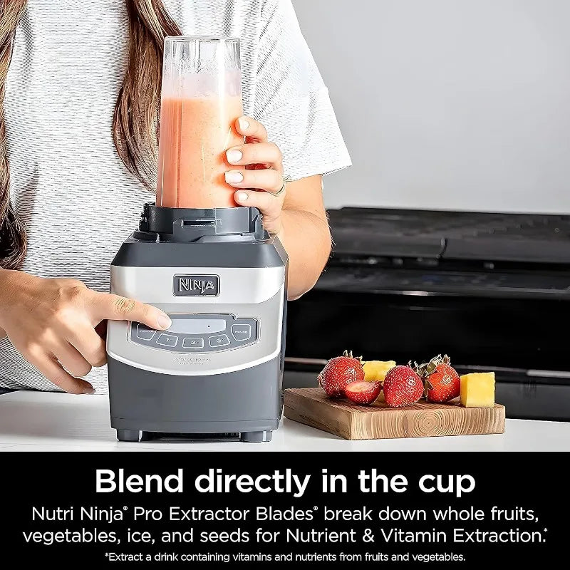 Ninja NJ601AMZ Professional Blender w/1000-Watt Motor & 72 oz Total Crushing Pitcher