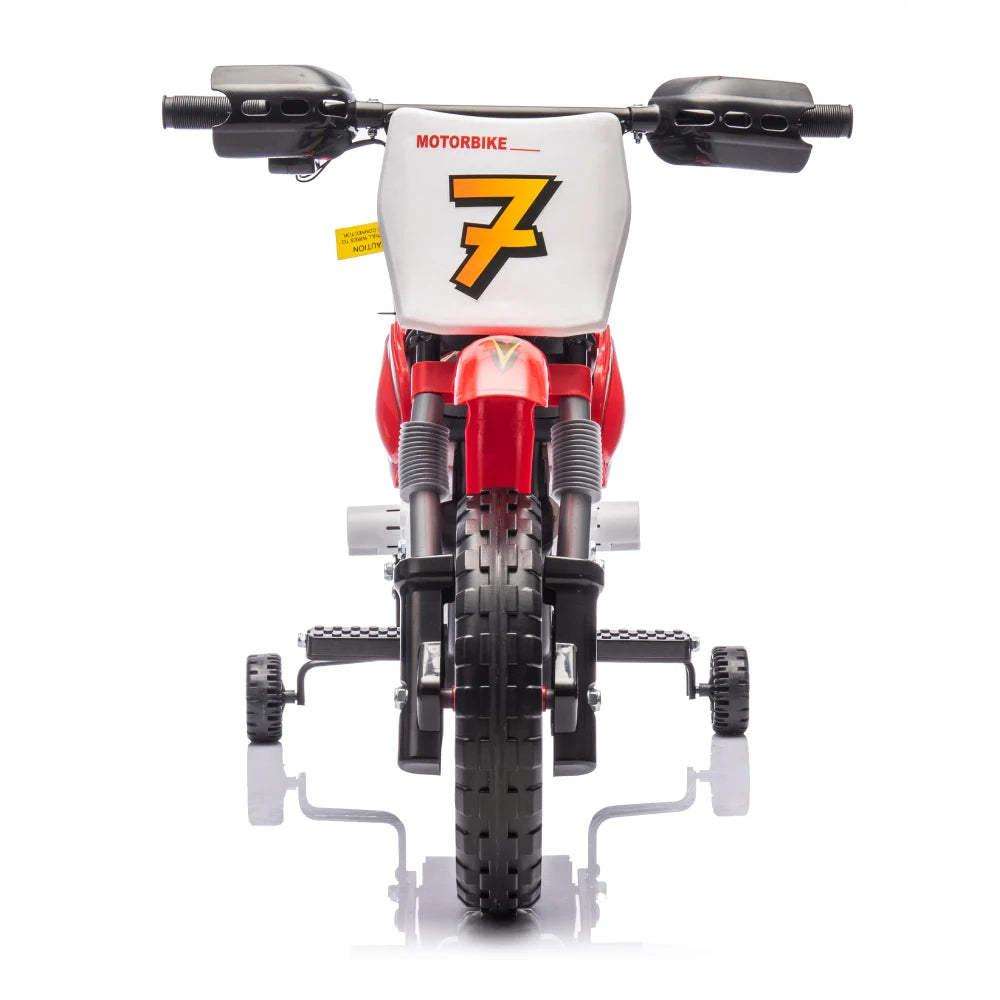 12V Kids Ride On Electric Toy Motorcycle,Rear suspension,Twist Grip Throttle,Slow Start