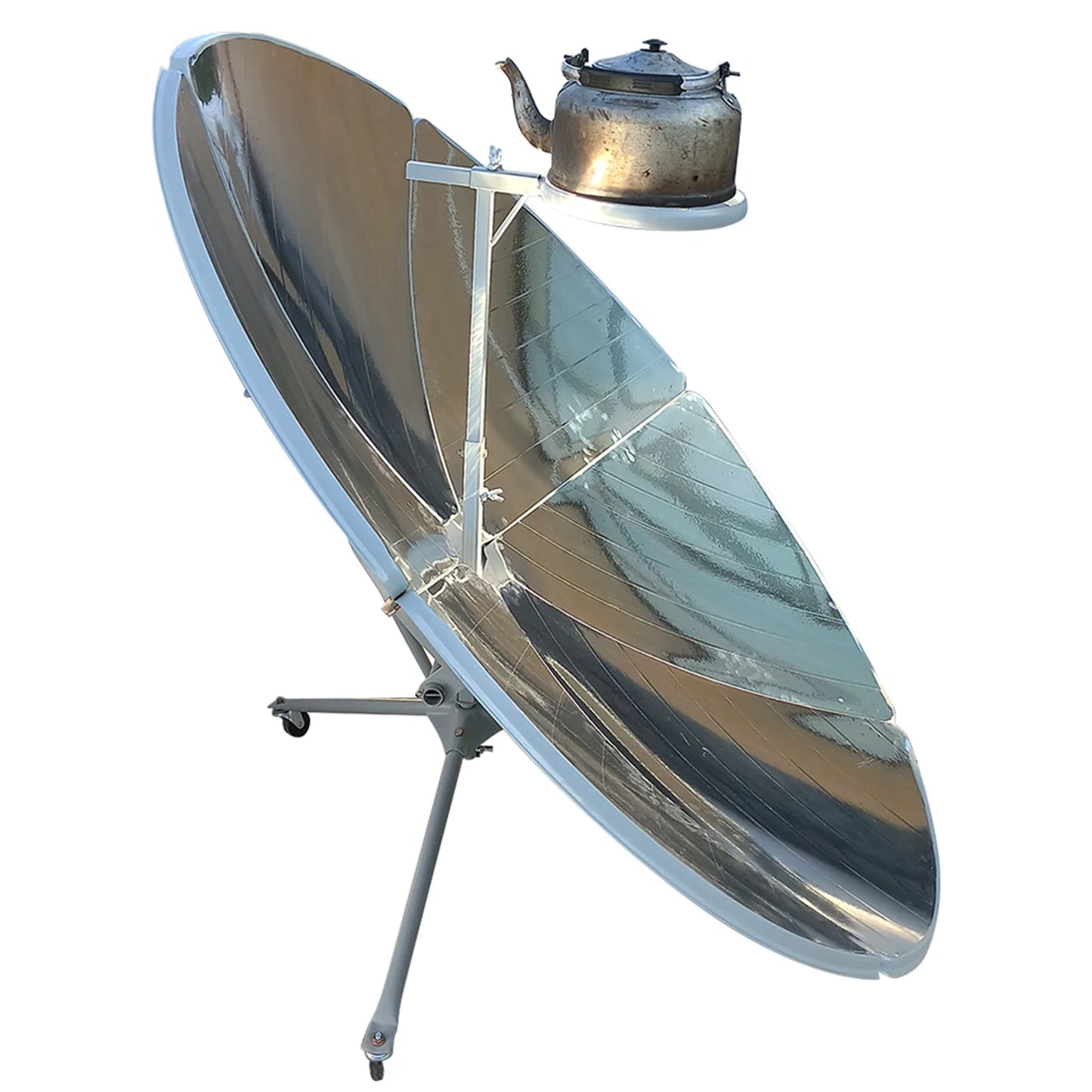 Camping Cooking Boil Water Sun Oven, 59 ''Parabolic Solar Cooker, 800-1000 ℃