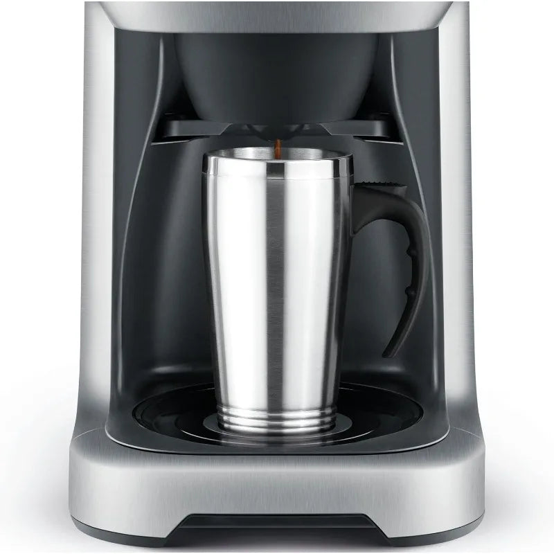 Breville Grind Control Coffee Maker, 60 ounces, Brushed Stainless Steel, BDC650BSS,Silver