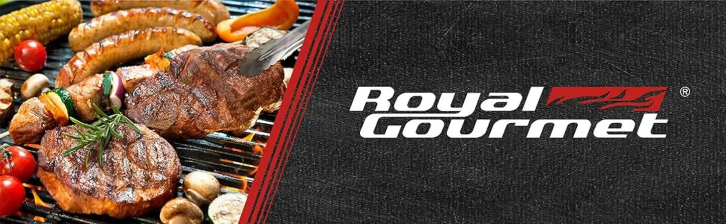 Royal Gourmet GA5403B 5-Burner BBQ Cabinet Style Propane Gas Grill, Sear Burner, Rear Burner & Side Burner, 74,000 BTU