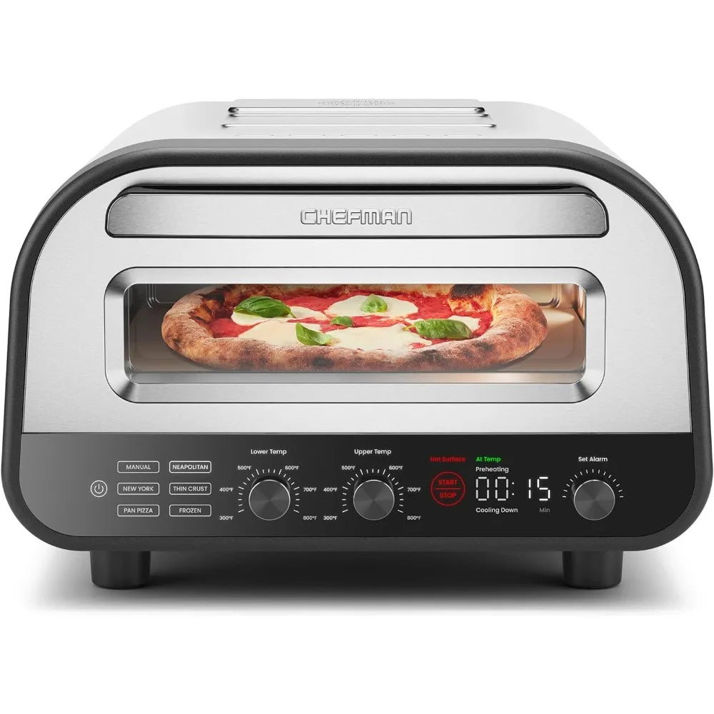 Countertop Electric Pizza Maker- Makes 12 Inch Pizzas in Minutes with 5 Touchscreen