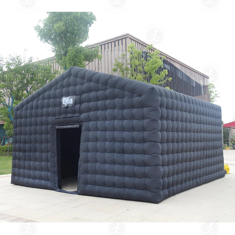 20ft-6m Large Black Nightclub Tent Inflatable Party Tent Inflatable Disco Nightclub Tent For Event