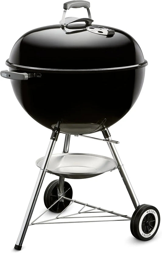 Weber Original Kettle 22-Inch Charcoal Grill Barbecue BBQ One-Touch Cleaning System Heat Shield USA