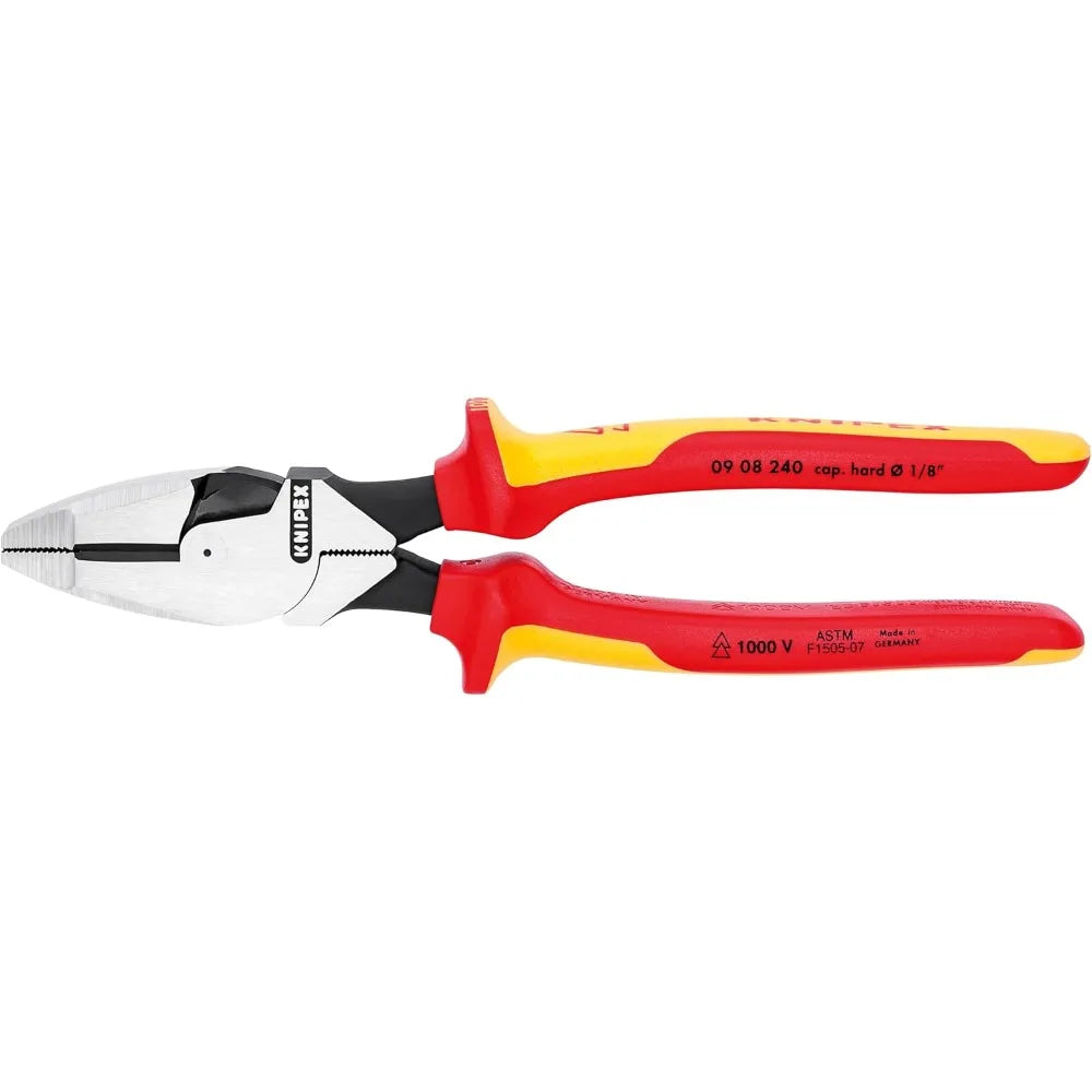 Knipex Tools LP - 9K989831US 10 -Piece 1000V Insulated High Leverage Pliers, Cutters, Screwdriver