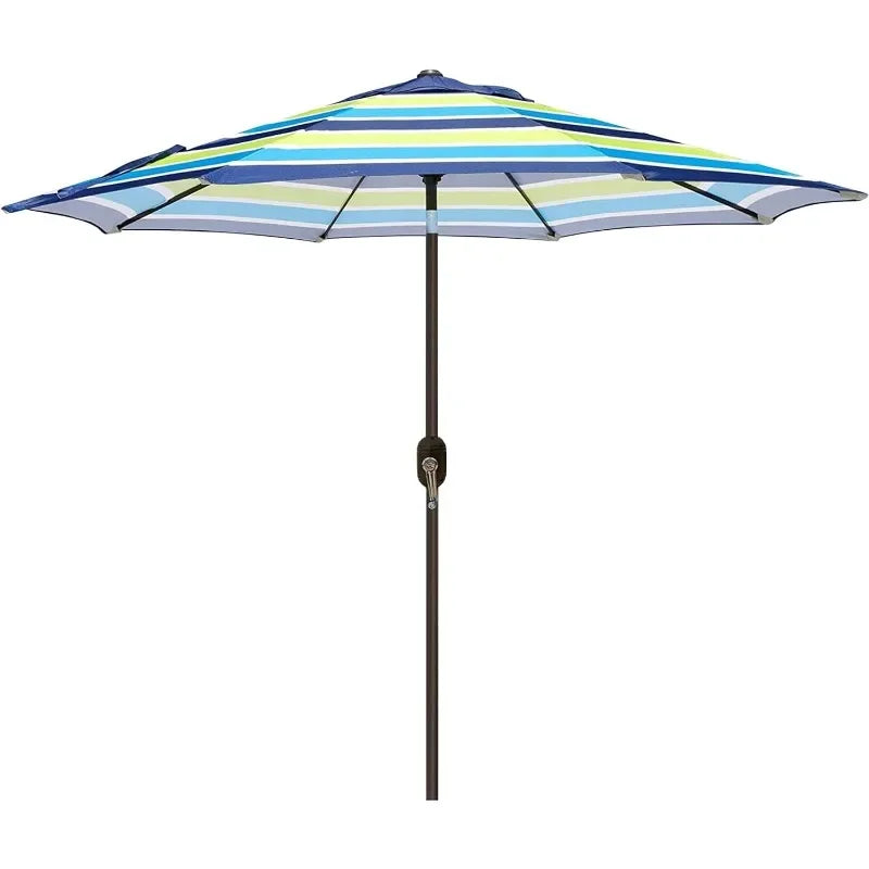 9' Outdoor Patio Umbrella, Outdoor Table Umbrella, Yard Umbrella, Market Umbrella with 8 Sturdy Ribs