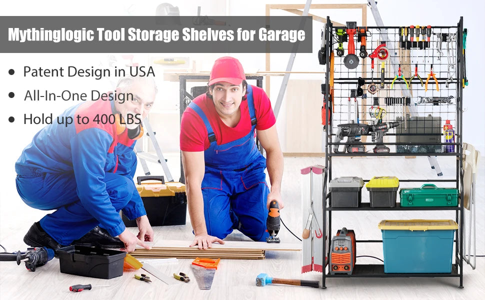 Alloy Steel Tool Storage Organizer,Heavy Duty Tool Holder for Power Tools