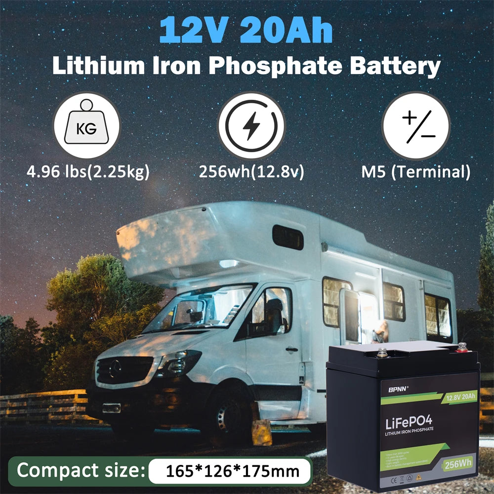 12V 200Ah 100Ah 50AH LiFePO4 Battery with BMS Lithium Iron Phosphate Batteries Pack for Solar Boat Golf Cart Wind Solar Energy