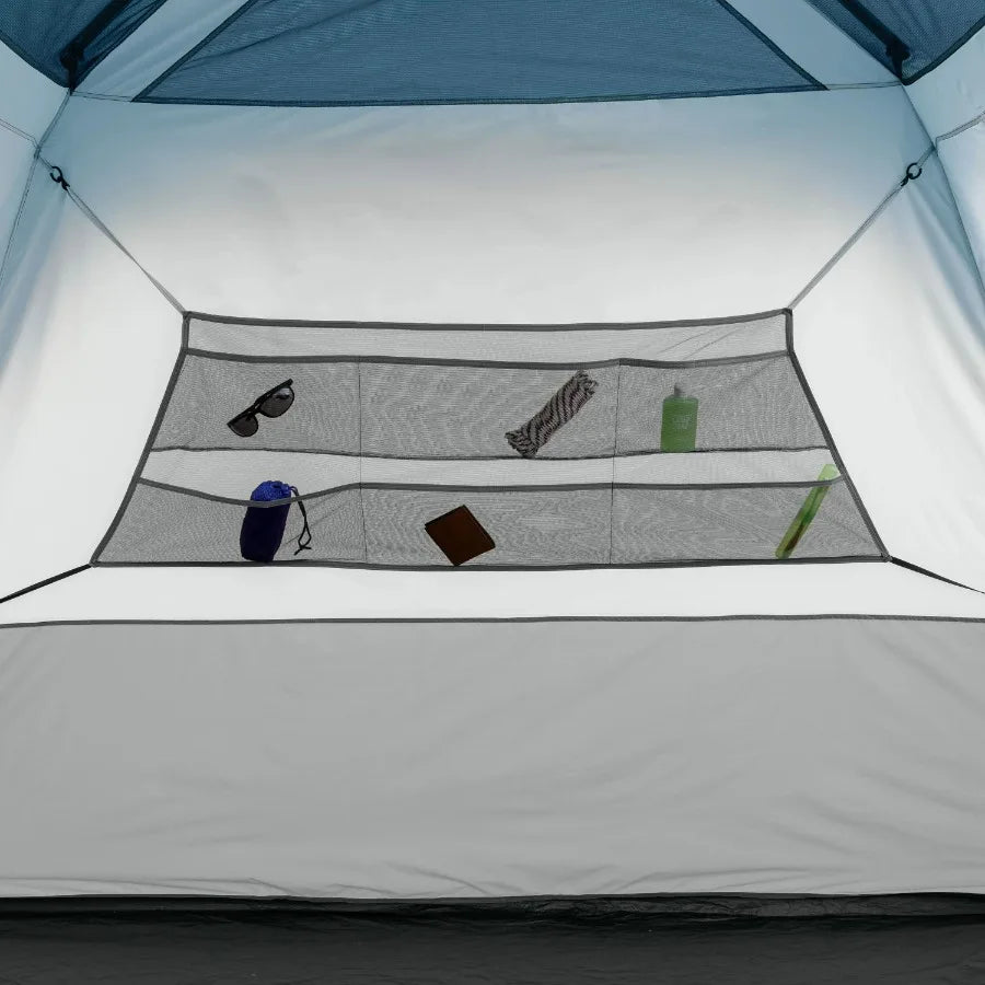 Ozark Trail 10' x 9' 6-Person Instant Cabin Tent with LED Light, 19.38 lbs