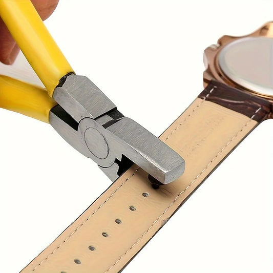 Watch Band Leather Hole Punch Plier Universal 2.0mm Hand Strap Wrist Belt Puncher Pliers Repair Tool