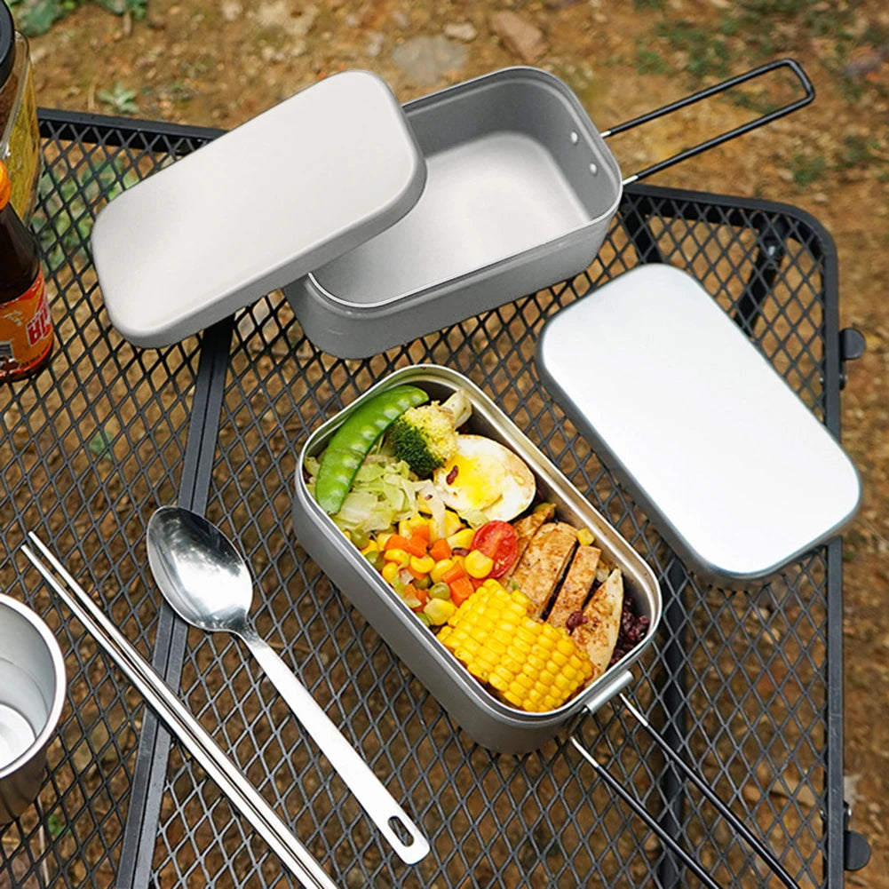 Lunch Box Camping Tableware Tourist Modern Minimalist Design Container for Dining Out - My Store