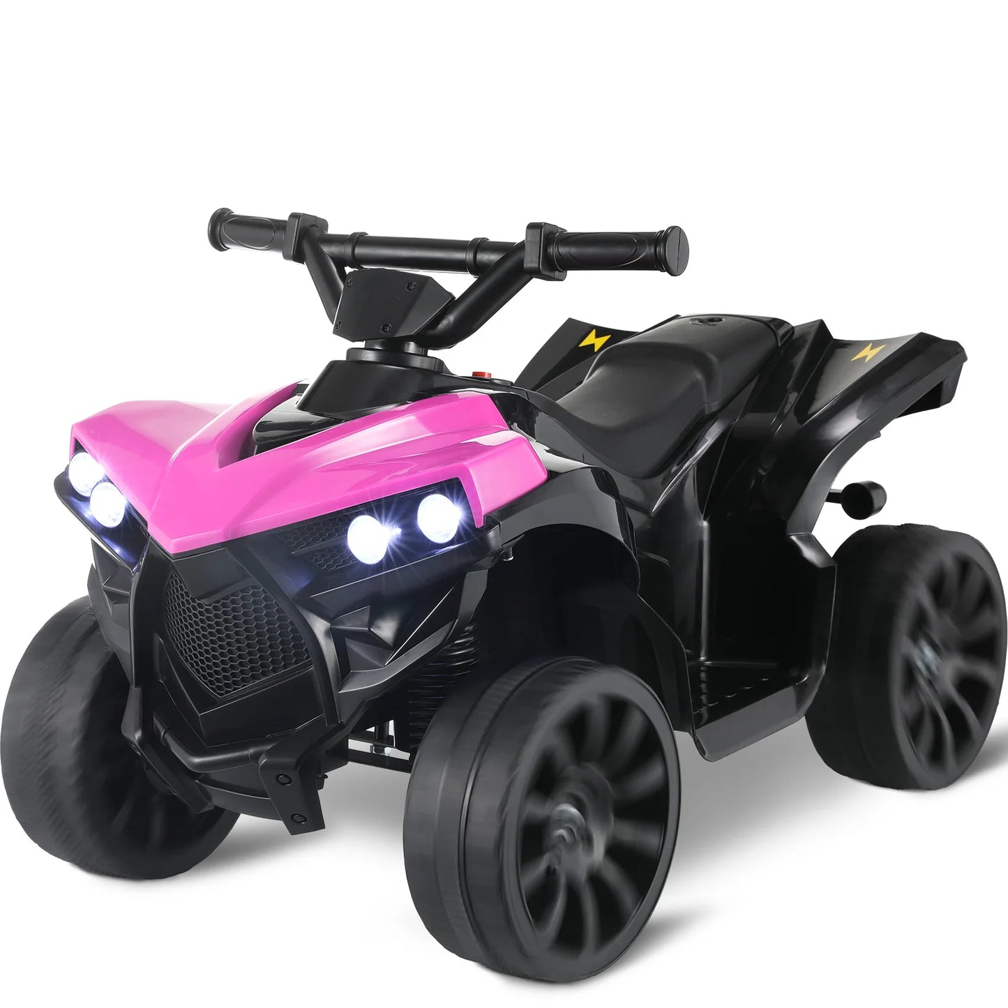 Kids Electric Car, 6V Toddler ATV  Ride-On Toy, 4-Wheel Battery Powered Motorbike/1-6 Years Old