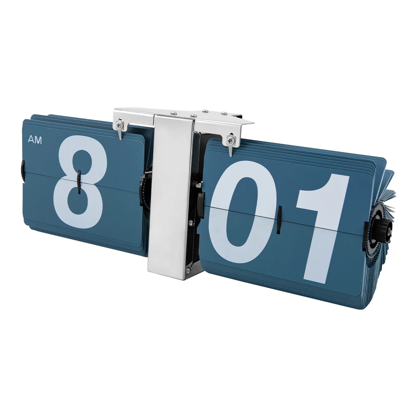 Retro Digital Flip Desk Clock, Shelf Clock, Battery Powered, Flipping Out Wall/Tabletop Flip Clock