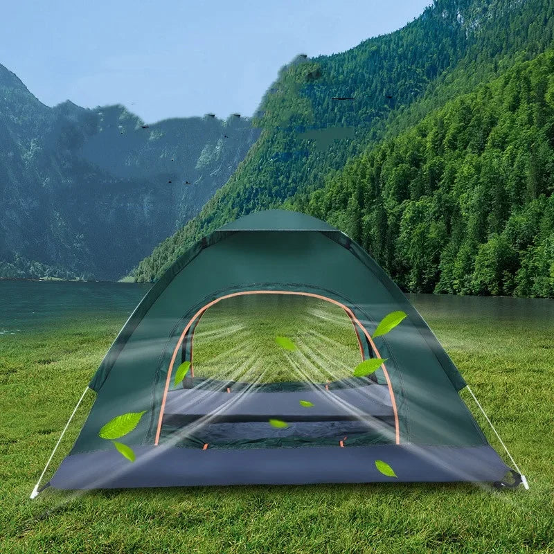 2-3 Person Pop Up Tent Waterproof Automatic Camping UV Protection Tents Lightweight Instant Setup
