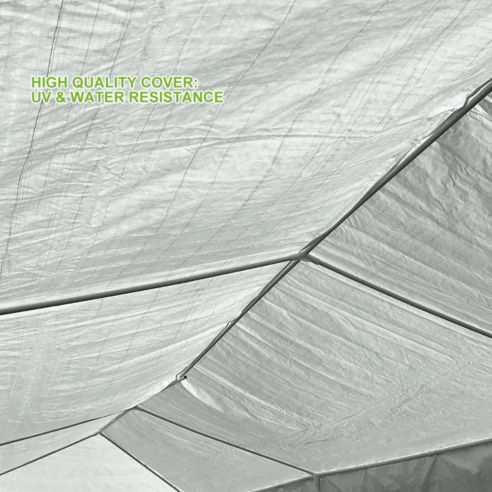 10'x30' Outdoor Canopy Gazebo Patio Wedding Tent Party Pavilion 5-Windows