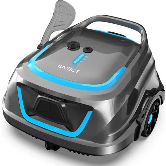 (2024 New) WYBOT A1 Cordless Pool Vacuum w/4 Cleaning Cycles, Double Filters, Last 120 Mins