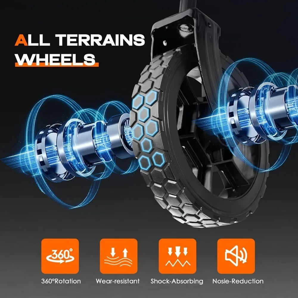 Foldable Wagon, 330/450LB Heavy Duty Foldable Utility Garden Wagon With Terrain Car storage car Wheels, Side Pockets, Portable C