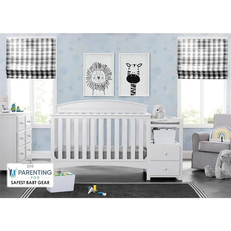 Abby Convertible Crib and Changer