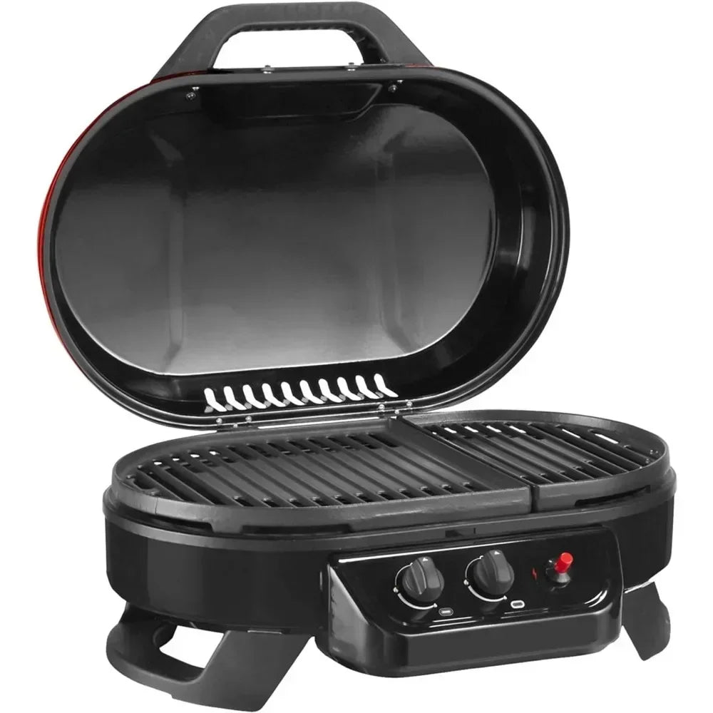 RoadTrip 225 Portable Tabletop Propane Grill Gas Grill 2 Adjustable Burners Instastart/11000 BTU