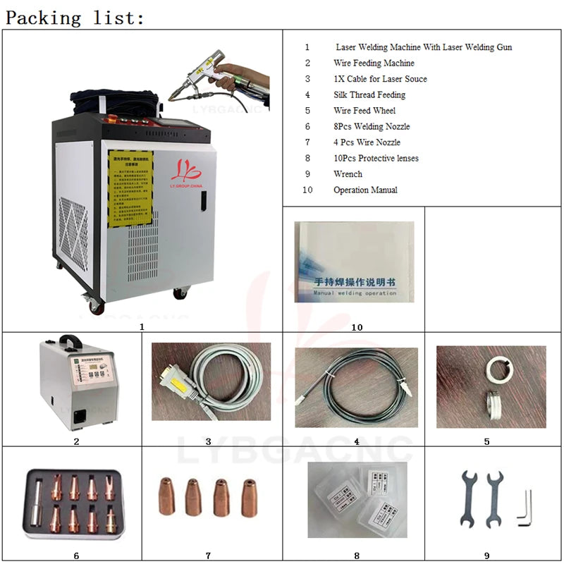 Raycus MAX 1500W 2200W 3000W Laser Welding Handheld Laser Welder Fiber Laser Machine 5 in 1