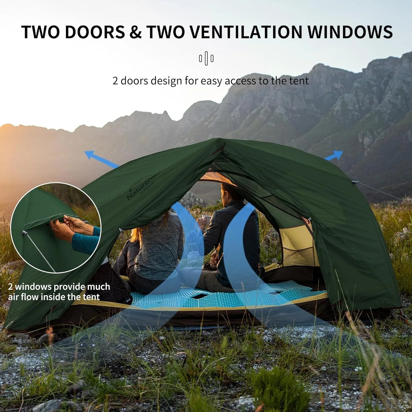 Naturehike Star-River Ultralight Waterproof Tent 2 People 4 Seasons Outdoor