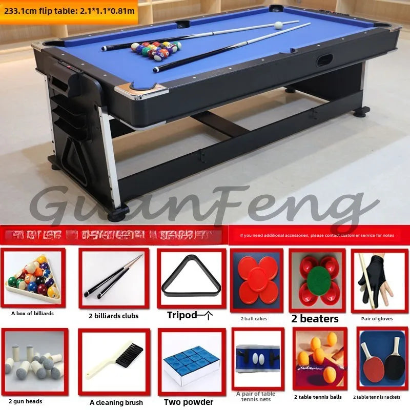 Four-in-one Pool Table Multi-function Automatic Household Indoor Table Tennis Table Two-in-one