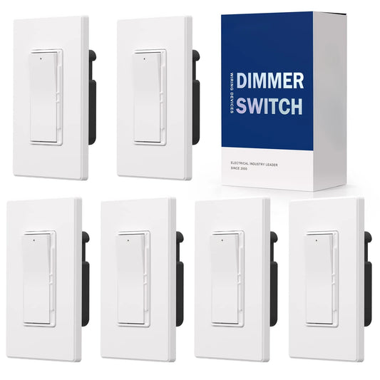 Digital Dimmer Switch 300W LED/CFL Lights or 600W Incandescent/Halogen, Single Pole/3-Way LED
