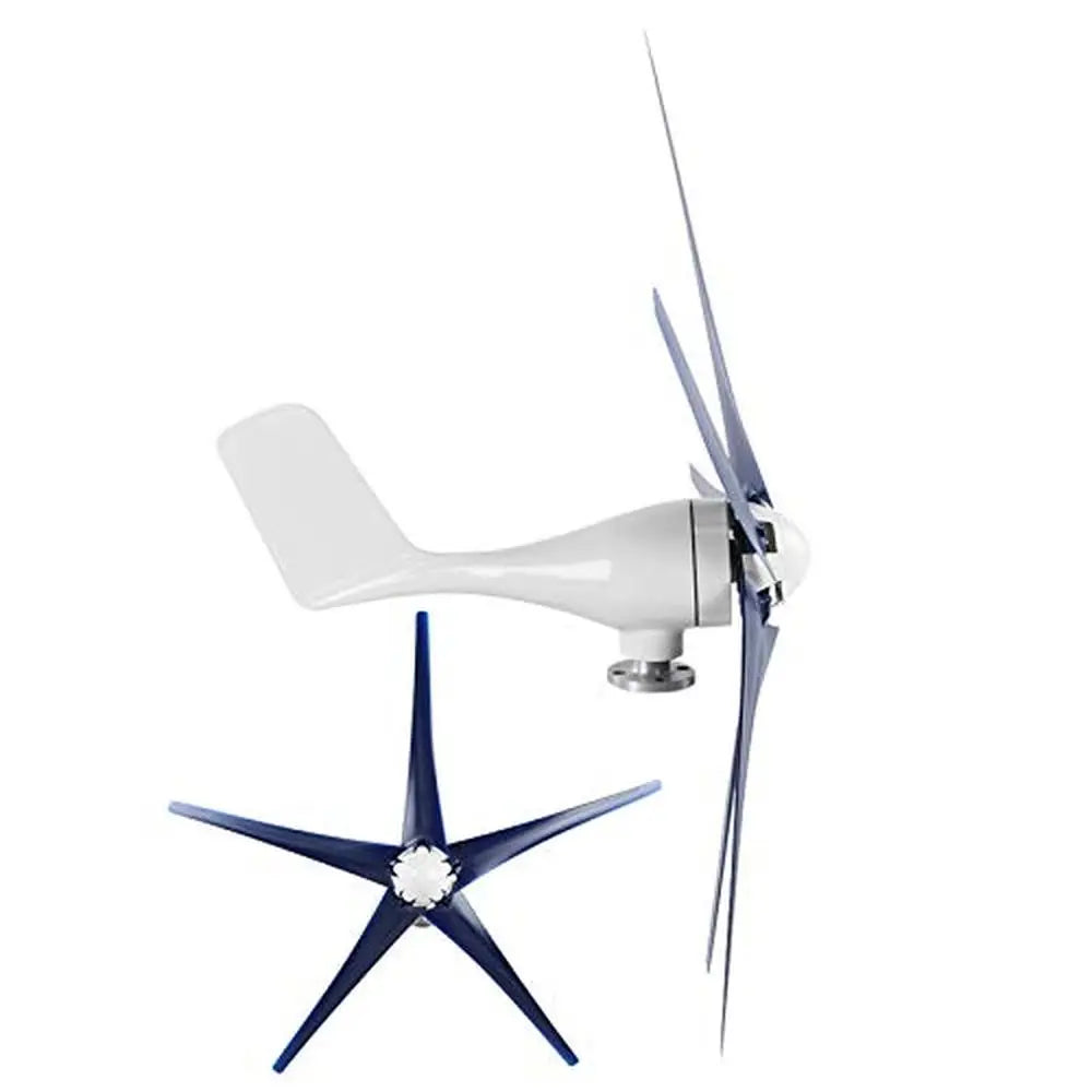 1200W 5 Blade Small Wind Generator Industrial Machinery 24V Humanized Design Low Vibration High Wind