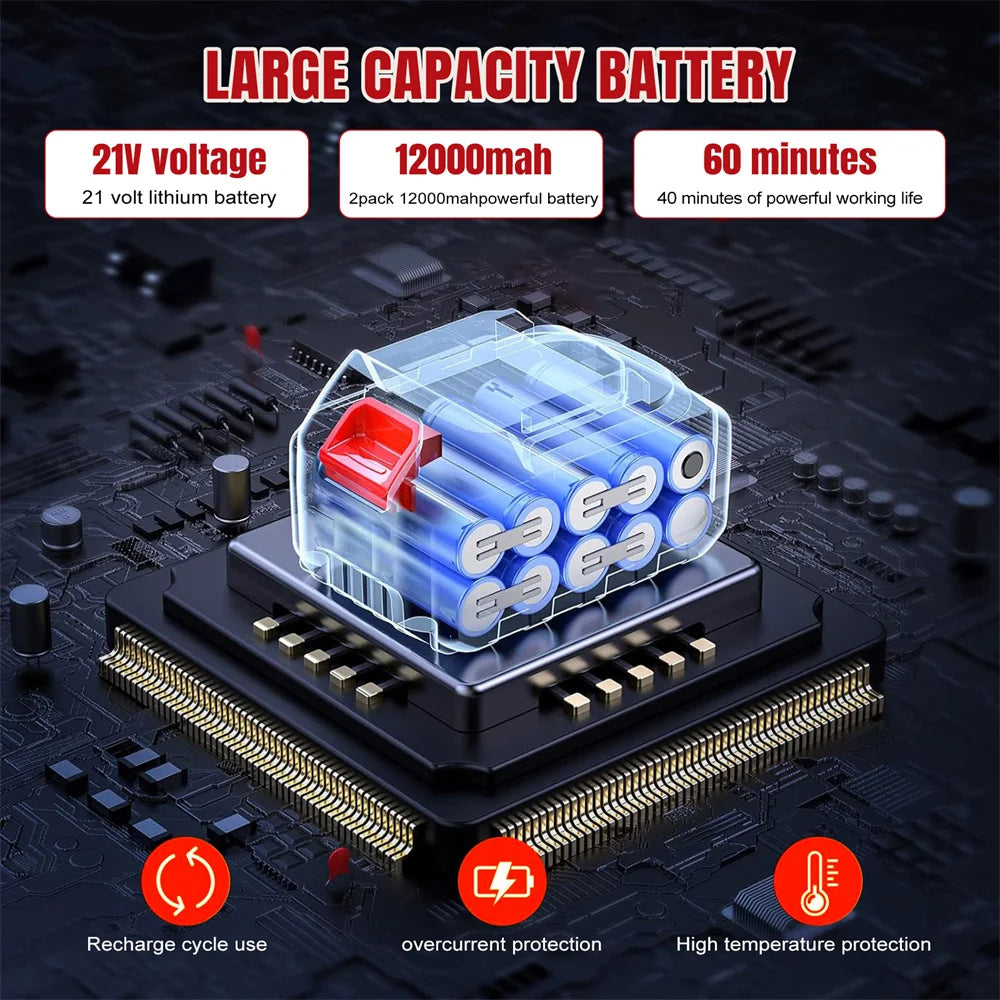 High-voltage Lithium Battery Car Water Gun 30bar Washer Portable Rechargeable 48v 300W motor