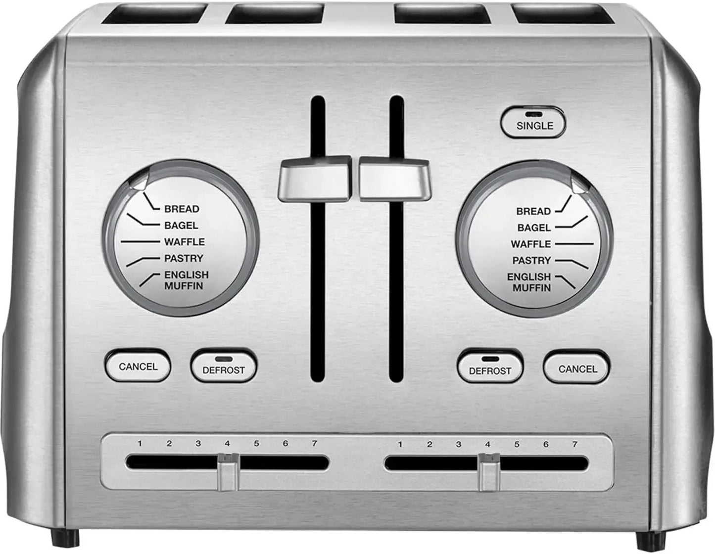 4-Slice Custom Select Toaster Stainless Steel Allow A Wide Variety of Items