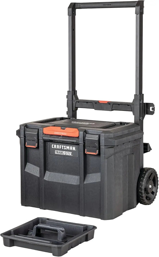 CRAFTSMAN TRADESTACK toolbox, with wheels, waterproof stackable system, 22.5 inches