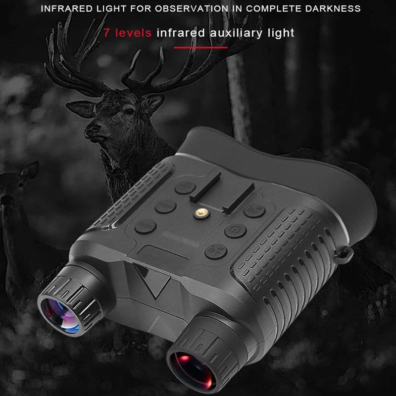 NV8160 Night Vision Binoculars for Adults, Head Mounted Tactical Helmet Night Vision Goggles 8X Zoom