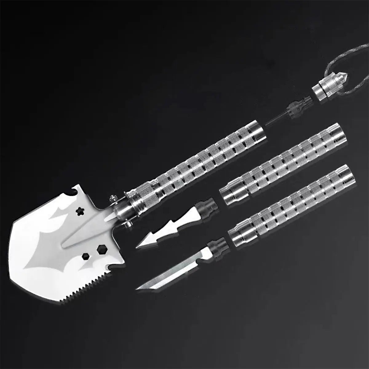 Multi Functional Detachable Foldable Military Electric Shovel/Survival Equipment Self-Defense