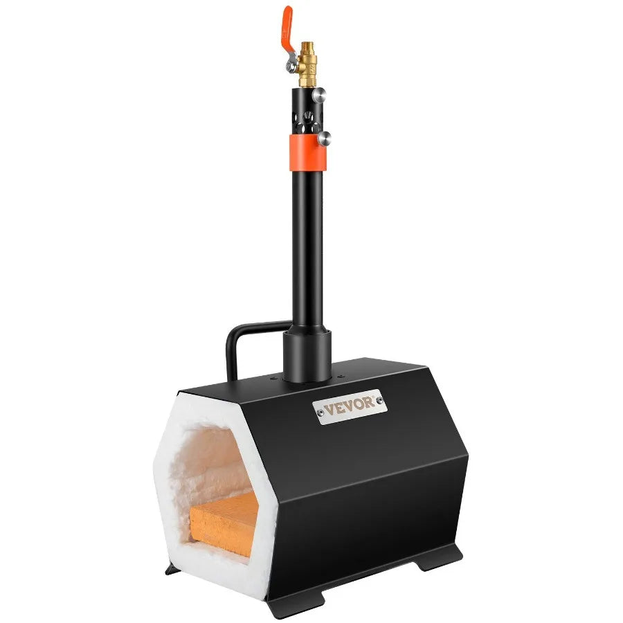 Propane Forge Portable Single Burner Tool and Knife Making Large Capacity Blacksmith Farrier Forges