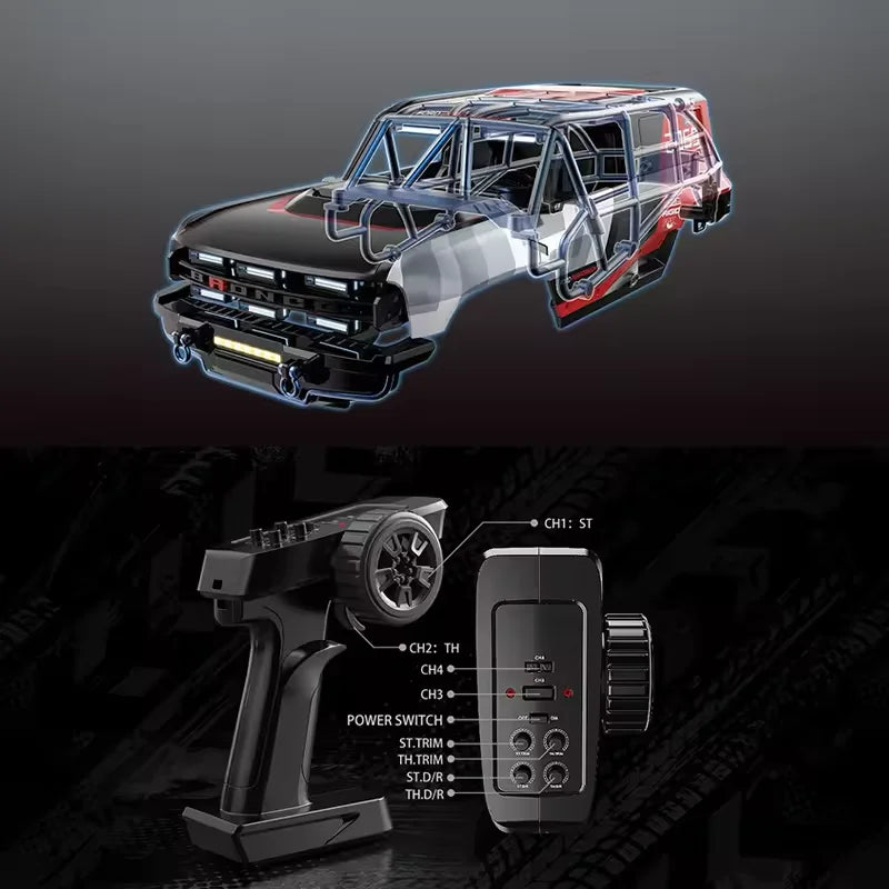 MJX 1:12 H12P Brushless High-Speed Remote Control Car/Climbing Car Four-Wheel Drive Off-Road RTR