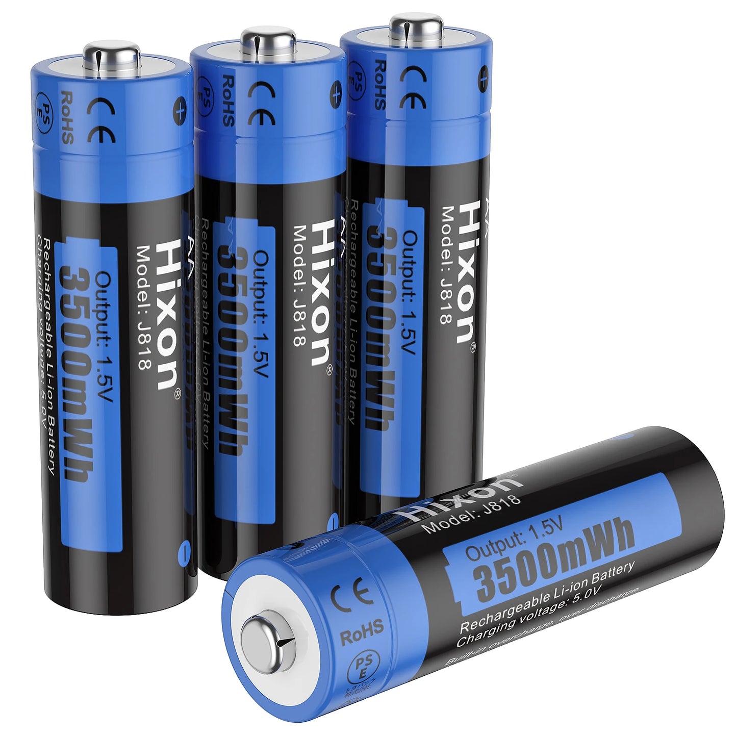 Hixon aa 1.5V Li-ion Rechargeable Battery 3500mWh 1.5V Lithium AA Rechargeable Batteries 1.5v AA