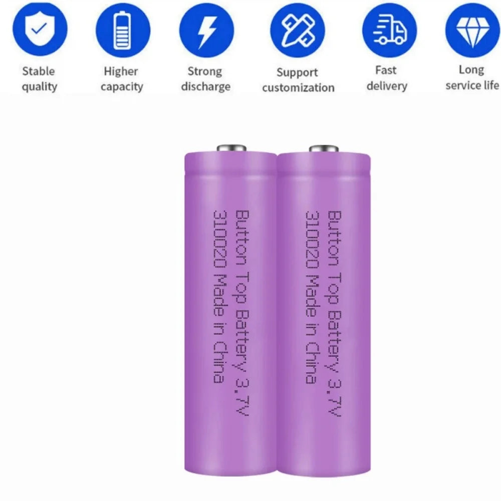 Skywolfeye 8 Pack 3.7V 2000mAh Rechargeable Battery Long Lasting Lithium Li-ion
