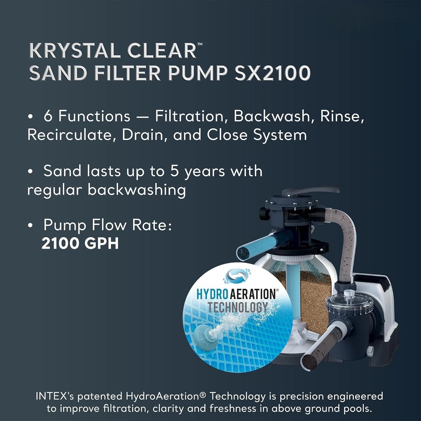 26333EH Ultra XTR Deluxe Above Ground Swimming Pool Set: 20' x 48i" w/2100 GPH Cartridge Sand Filter