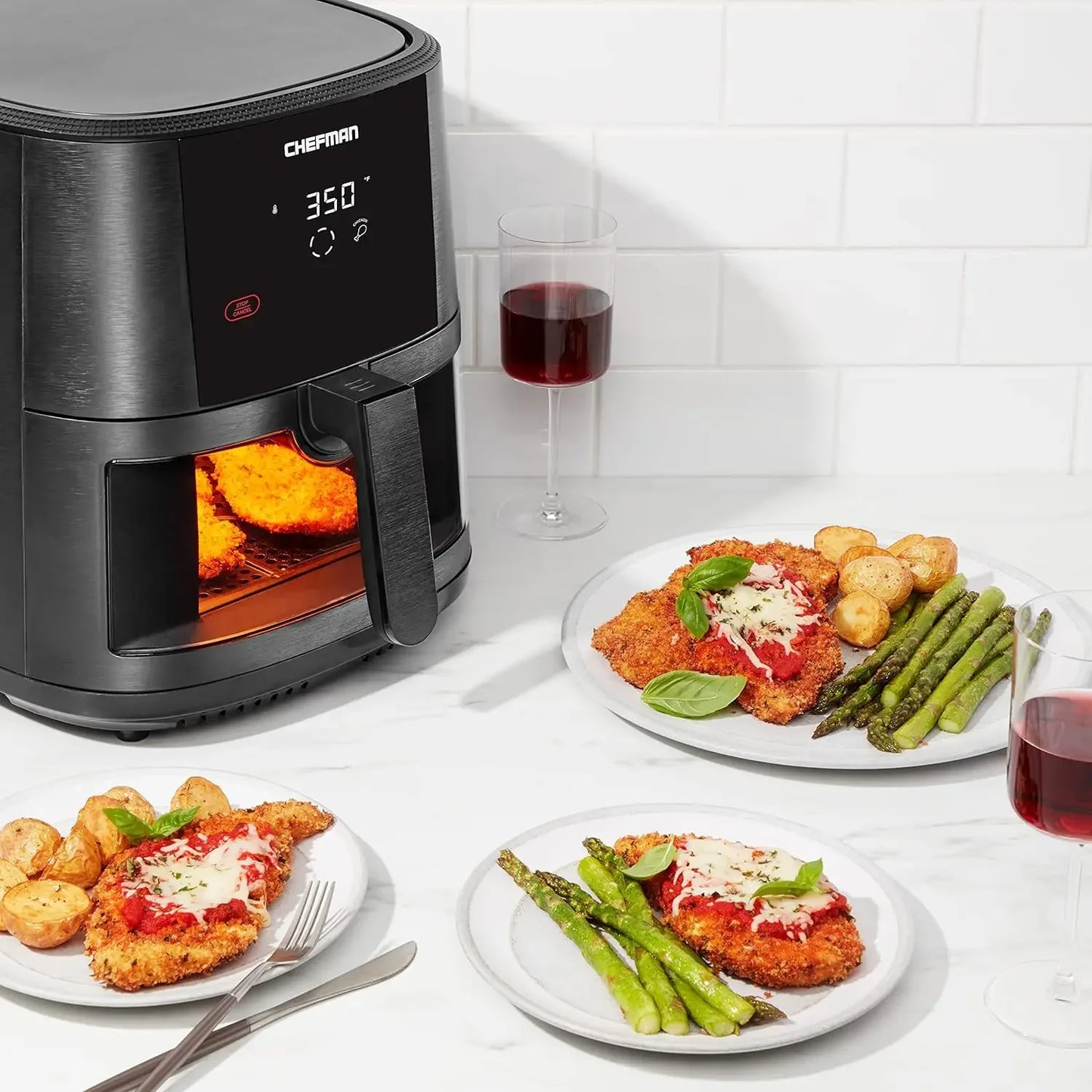 NEW TurboTouch Easy View Air Fryer, The Most Convenient And Healthy Way To Cook Oil-Free