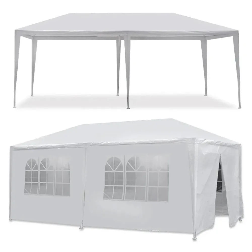 10x20' Outdoor Garden Gazebo Wedding Party Tent Canopy Marquee with 6 Removable  Sidewalls