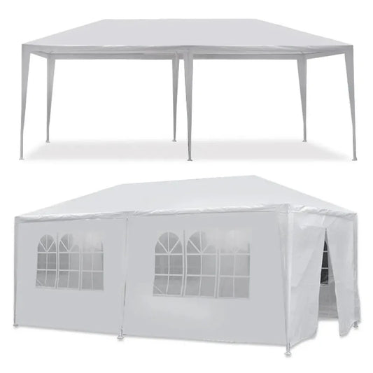 10x20' Outdoor Garden Gazebo Wedding Party Tent Canopy Marquee with 6 Removable  Sidewalls
