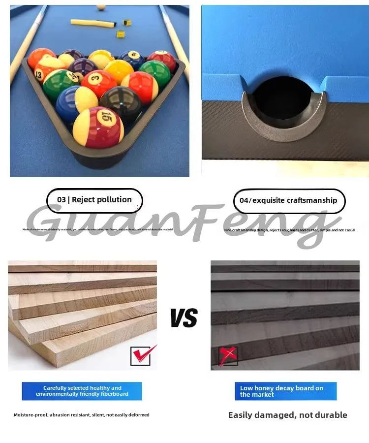 Four-in-one Pool Table Multi-function Automatic Household Indoor Table Tennis Table Two-in-one