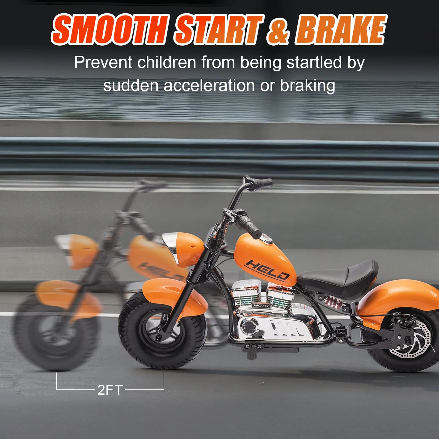 24V Kids Electric Dirt Bike,2-Wheeler Electric Motorcycle,Battery Powered Ride on Toy Car