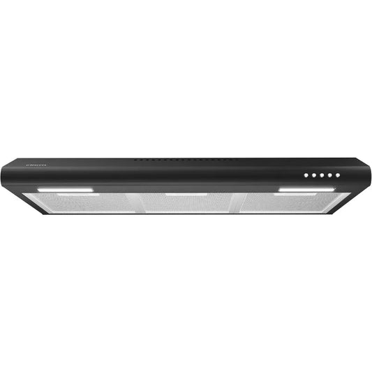 Black Range Hood 30 inch Under Cabinet Ductless Hood Vent w/Anti-fingerprint Design, 3 Speed Exhaust
