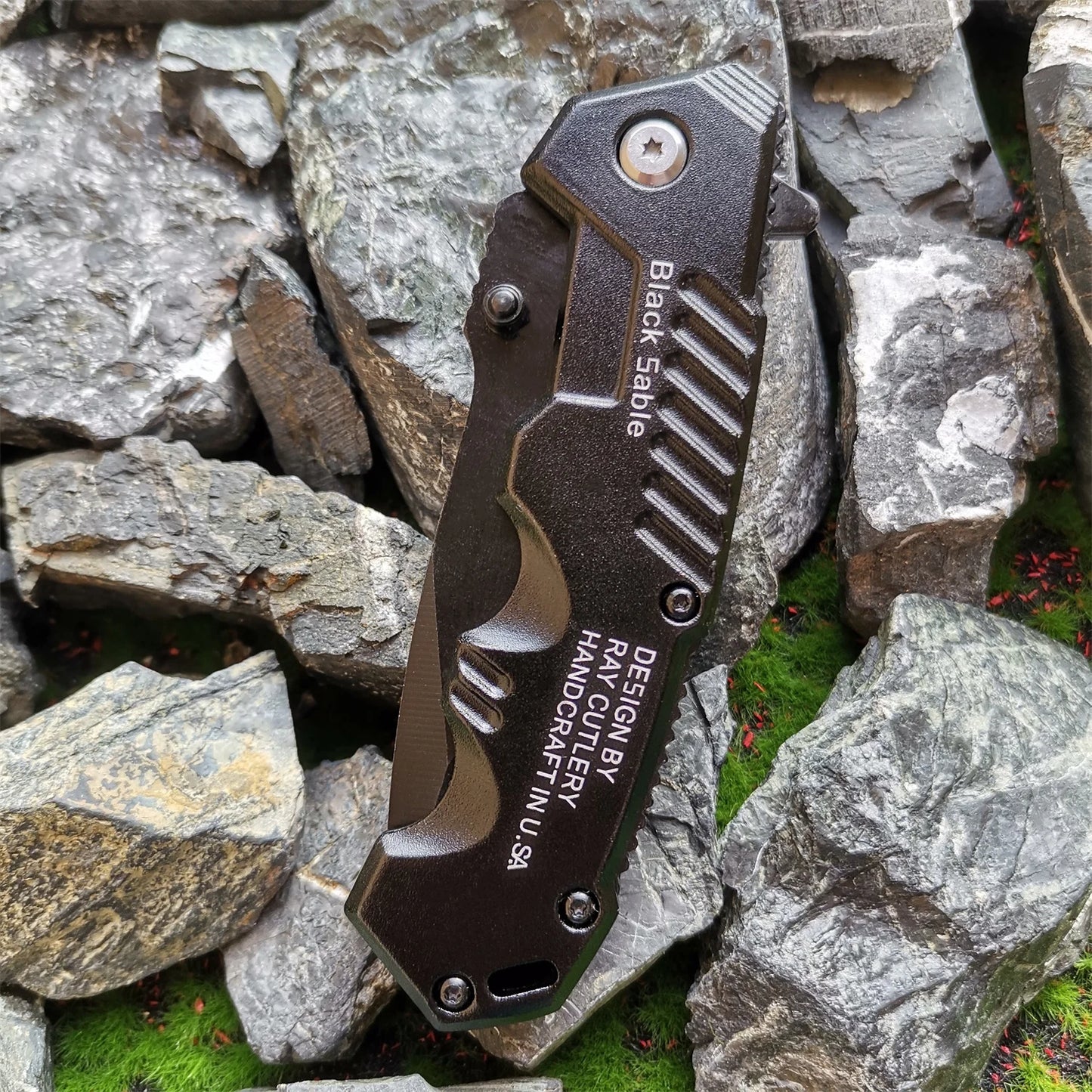 Outdoor Tactical Knife Folding Pocket Knife Jungle Knife Fruit Knife Portable 8Cr15 Steel Blade Knife