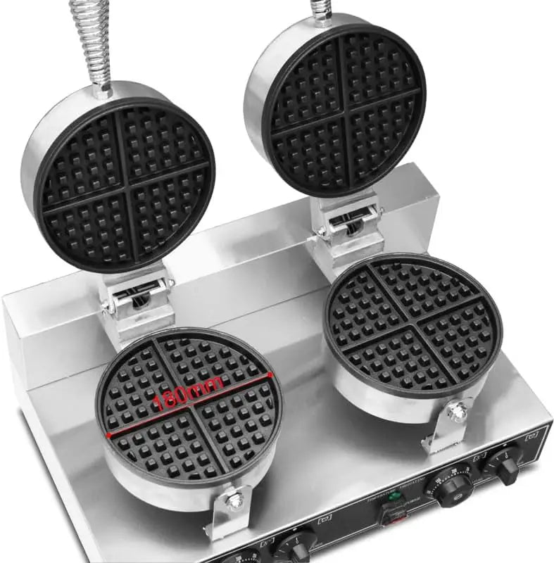 Waffle Maker Double Waffle Irons Stainless Steel Waffle Maker Non-stick Electric