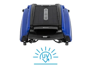 Solar Powered Automatic Robotic Pool Surface Skimmer Cleaner with 30-Hour Continuous Battery Power