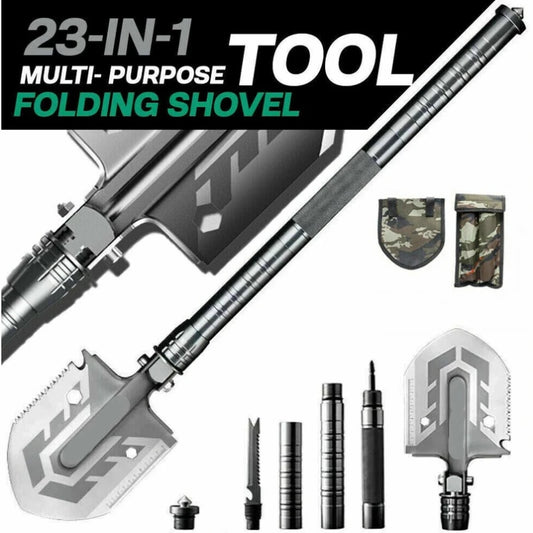 Outdoor Survival Shovel Portable Tactical Shovel Set Garden Multi-Tool Military Fold Up Shovel