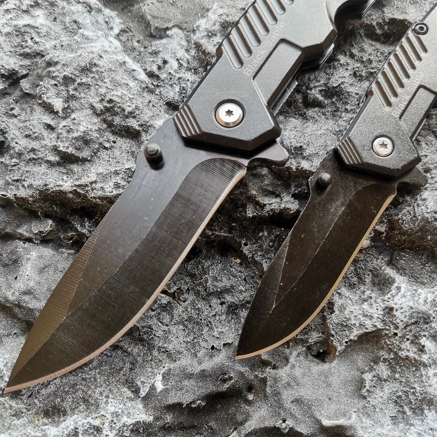 DoomBlade Steel Handle Folding Knife Outdoor Camping Pocket Kitchen EDC Utility Knife